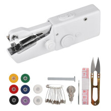 Handheld Mini Sewing Machine for DIY, Quick Sewing Handheld Sewing Machine with Tool Set, Portable Design Lightweight Machine for Home Use and Travel,