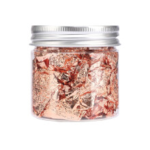 Craft Foil Flakes Collection, Resin Mold Fillings Non-Stick Easy to Clean, Silicone DIY Mold Compatible Gold Foil Material for Painting Arts and Nail