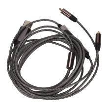HiFi Audio Cable with High Sensitivity Microphone, Durable Materials & Gold Plated Connectors for Wide Compatibility & Lossless Sound Transmission