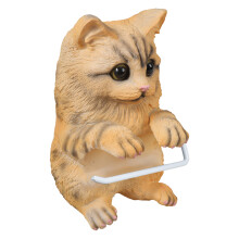 Resin Cats Shapeds Wall Mounts Tissue Dispenser Bathroom-B