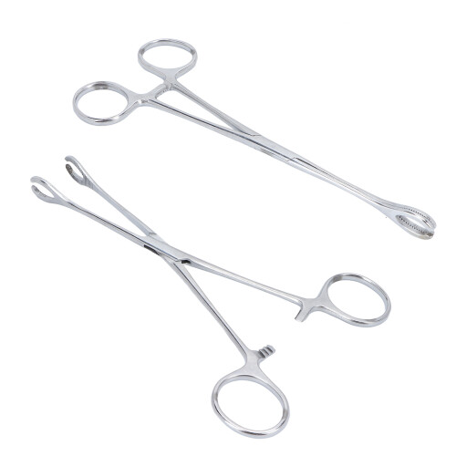 Premium Stainless Steel Piercing Kit Ergonomic Tools High-Temperature Reusable Staggered Teeth Locking Pliers Complete Needle Selection Versatile for 1