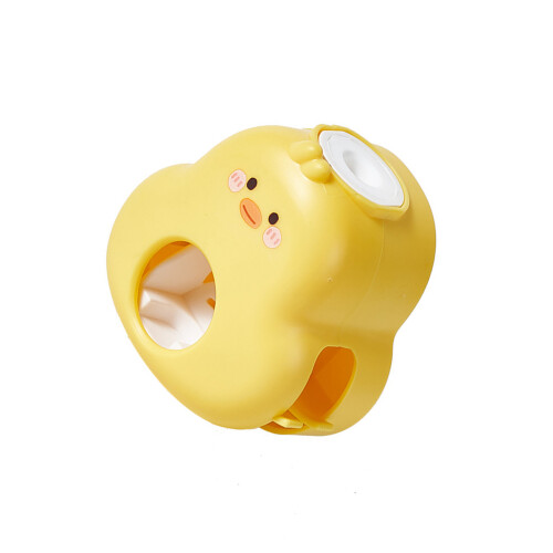 Space Saving Automatic Toothpaste Dispenser Duck Shape Wall