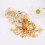Νιφάδες από φύλλα ασημιού για χειροτεχνίες DIY, νιφάδες από φύλλο χρυσού για τέχνη 3