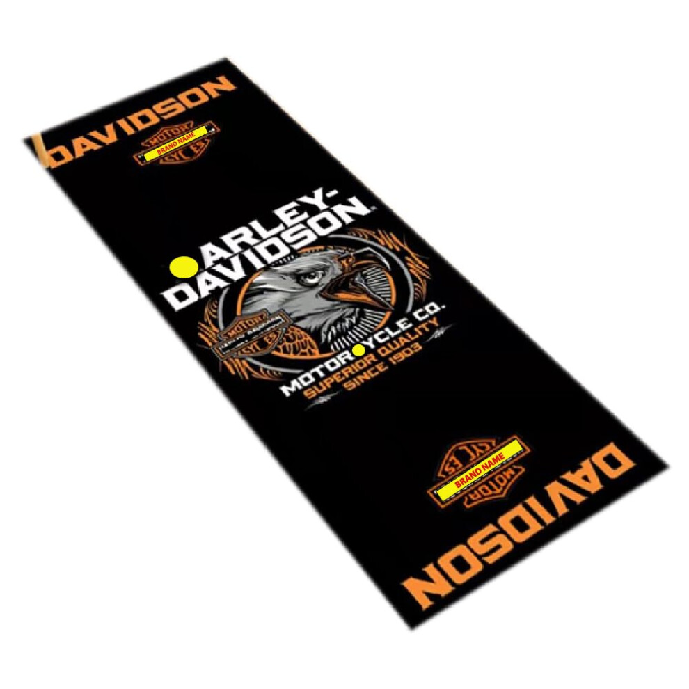 Heavy Duty Motorcycle Garage Floor Mat With Nonslip Oilresistant Design For Harley Davidson 9187378977774