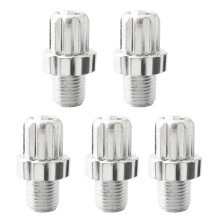 Bike Brake Lever Adjuster Screw Set of 5 10mm Brake Nut Bolts for Mountain and Road Bicycles