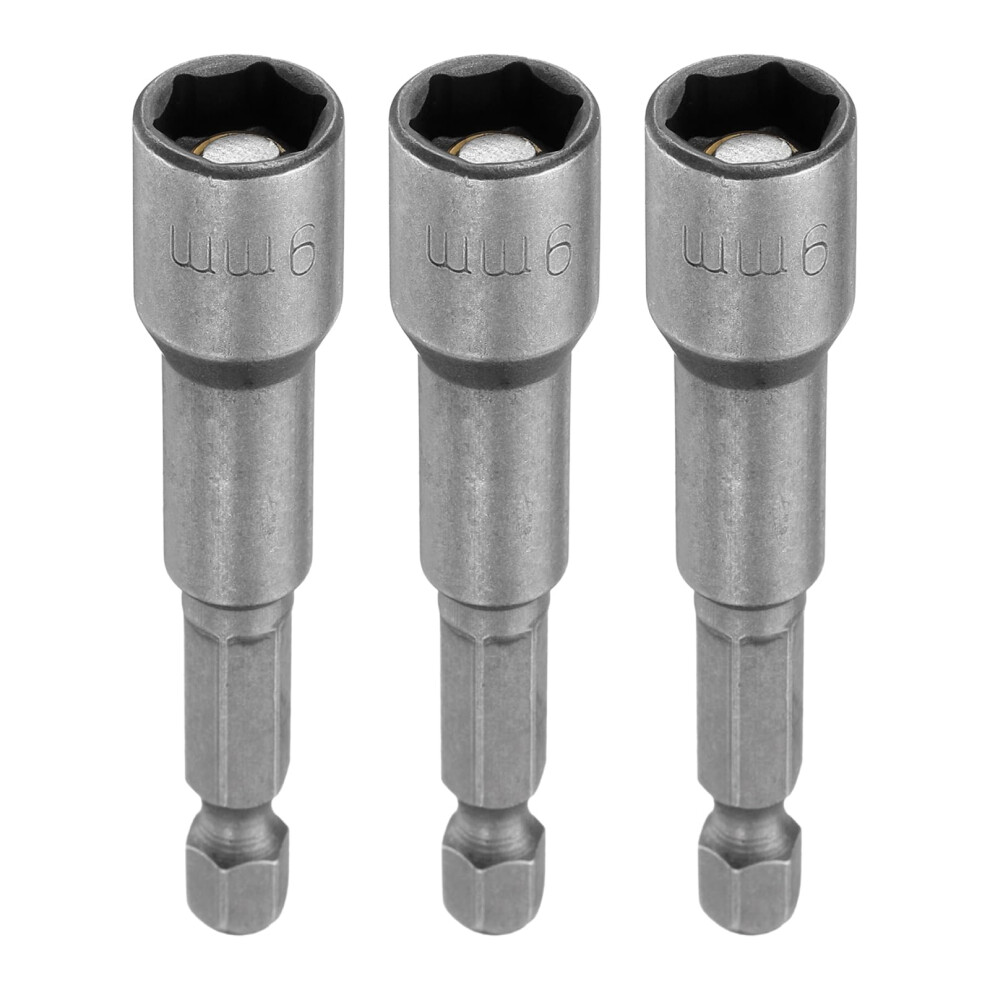 9Mm Magnetic Nut Driver Bit Set Crv Steel 1/4 Inch Hex Shank For Drill And Impact Driver 9094768990483