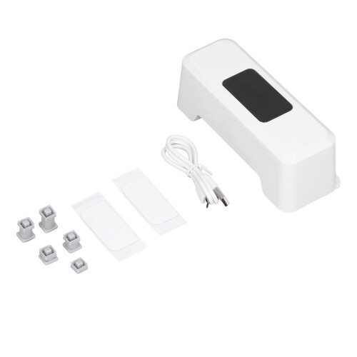 Touchless Toilet Flush Kit with Smart Infrared Sensor, 0.25s Quick Flush, IPX5 Waterproof, White