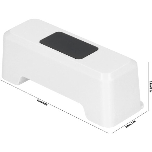 Touchless Toilet Flush Kit with Smart Infrared Sensor, 0.25s Quick Flush, IPX5 Waterproof, White 1