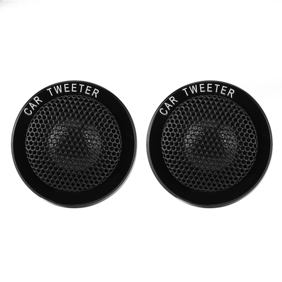 High Sensitivity 2Pcs 150W Dome Tweeter Car Audio Speakers Kit Black 9321379742409