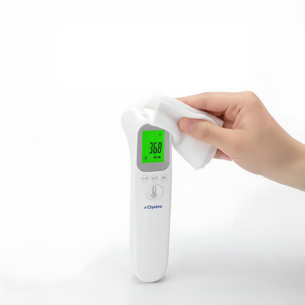 Infrared Forehead Thermometer for Adults and Kids, Non Contact, OneSecond Reading with LED Fever Alert