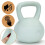 Kettlebell - SPRINGOS - 8 kg - Flexível - Ergonômico - Turquesa 2
