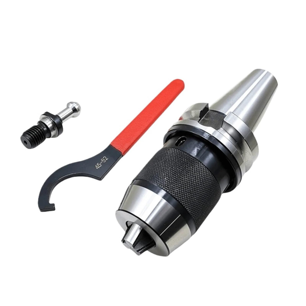 Bt40 Drill Chuck Cnc Tool Holder 113Mm Selftightening Apu13 Quick Bit Change Secure Grip 9187378978757