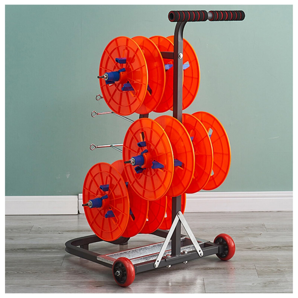 Heavy Duty Wire Spool Rack And Cable Spool Dispenser With Multispool Storage For Industrial Use 9199774758734