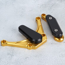 Aluminium Motorseiten-Schutzabdeckung Frame Slider für Yamaha YZF R1 2009-2014 Gold