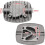 Cast Aluminum Air Compressor Cylinder Head Replacement,  Pressure, Grey, 13 Size Options 3