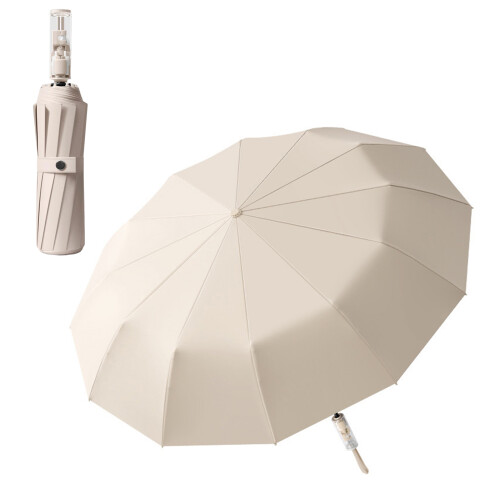 All Purpose 12 Rib Umbrellas Quick Deploy Systems AntiUV-Black 2