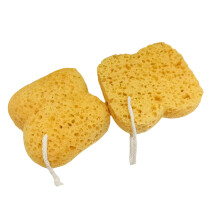 Set van 2 douche-badlichaamssponsen voor een diepe reiniging en