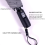 3-in-1 USB-oplaadbare paraplu's met ventilator en-Zwart 5