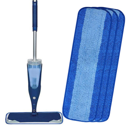 3Pack Microfiber Mop Refills for Mop 18inch Washable and 1