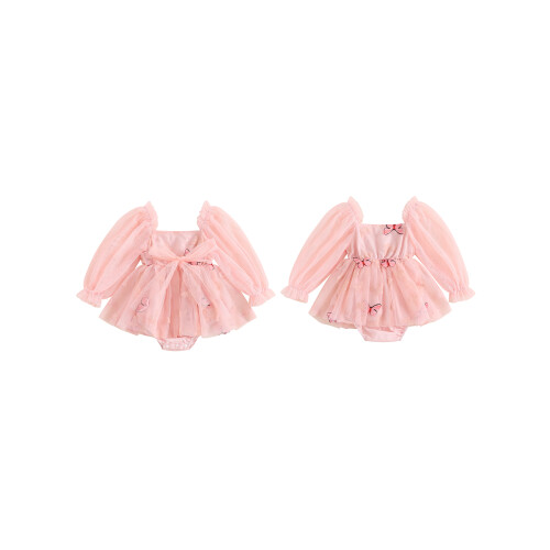 (3-6 Months, Pink) Combinaison robe en et tout-petit 1