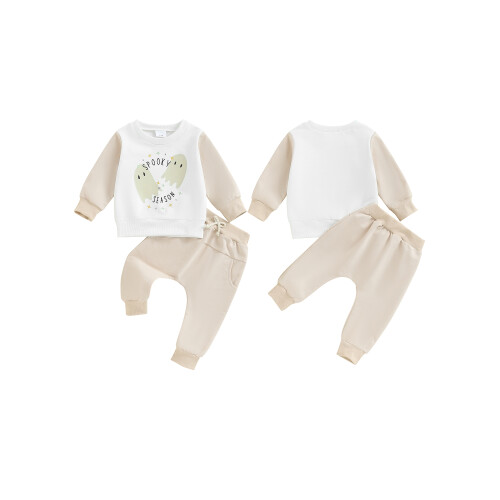 (6-12 Months, White) Σετ φθινοπωρινών ρούχων νήπια αγόρια 1