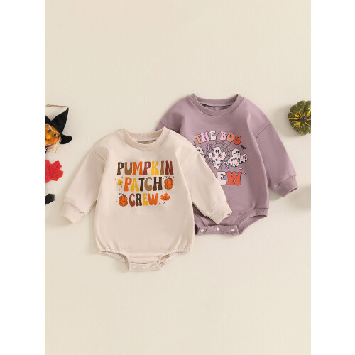 (12-18 Months, Beige) Tutina Halloween per per bambine. 2