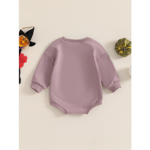 (12-18 Months, Purple) Μωρό Φούτερ Romper για Νεογέννητο 1
