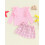 (6-12 Months, Pink) Φθινοπωρινό ντύσιμο για φούστα καρό. 6