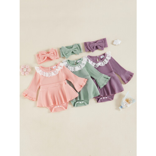 (3-6 Months, Purple) Dvoudílná sada pro roztomilé oblečení 2