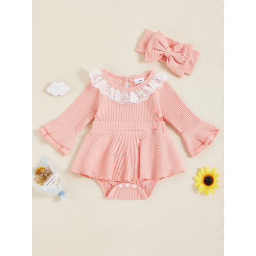 (12-18 Months, Pink) Dvoudílná sada pro roztomilé oblečení 2