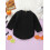 (12-18 Months, Black) Βρεφικό Φούτερ με Χειμερινό Σετ 6