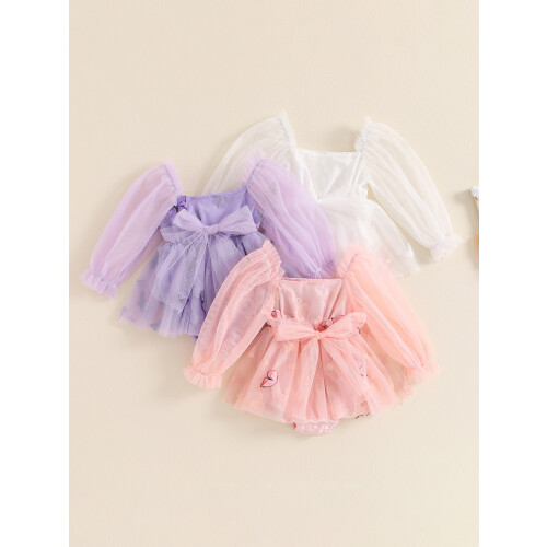 (18-24 Months, White) Combinaison robe en et tout-petit 2