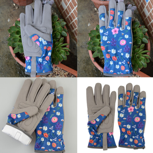 Protective Blue Gardening Pruning Gloves for Tree Planting-M. 1