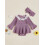 (3-6 Months, Purple) Dvoudílná sada pro roztomilé oblečení 4