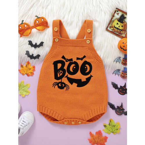 (1-3 Months, Orange) Tutine neonati e per Halloween. 2