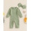 (0-3 Months, Green) Conjunto de 2 recién nacida 7