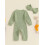 (0-3 Months, Green) Conjunto de 2 recién nacida 9