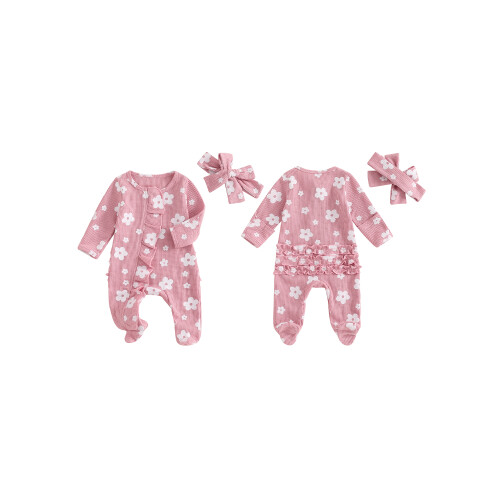 (6-12 Months, Pink) Conjunto bebé niña, de otoño. 1