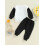 (12-18 Months, Black) Σετ παντελονιών για αντίθεση χρωμάτων 5