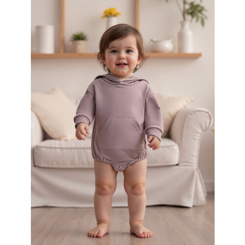 (3-6M, PURPLE) Βρεφικό φορμάκι με για νεογέννητα 2
