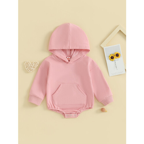 (6-12 Months, Pink) Βρεφικό φορμάκι με για νεογέννητα 1