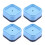 4 Stuks Wasmachine Risers Bedliften Stapelbare-Blauw 1