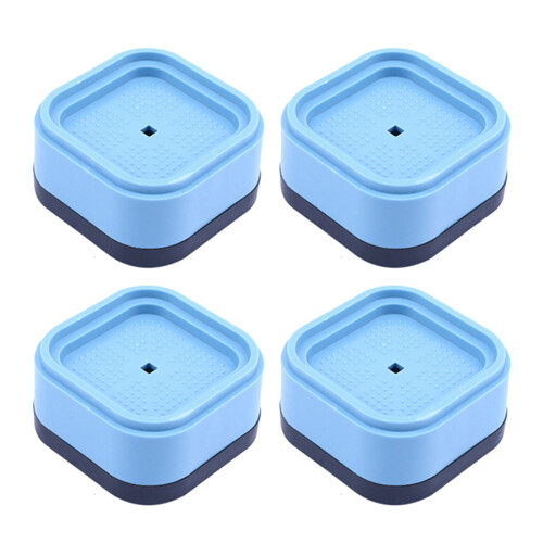 4 Stuks Wasmachine Risers Bedliften Stapelbare-Blauw