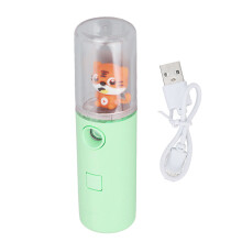 Mini Facial Humidifier Misting Bottle For Skincare Ultrafine Mist Portable Handheld Steamer Cute Tiger Design Moisturizing Humidifier For All Skin