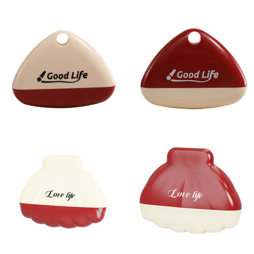 Rouleau à peluches créatif, outil efficace-Style Triangle Rouge 1