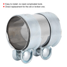 Durable 65x90mm Exhaust Clamp for Seat Leon Replaces OEM