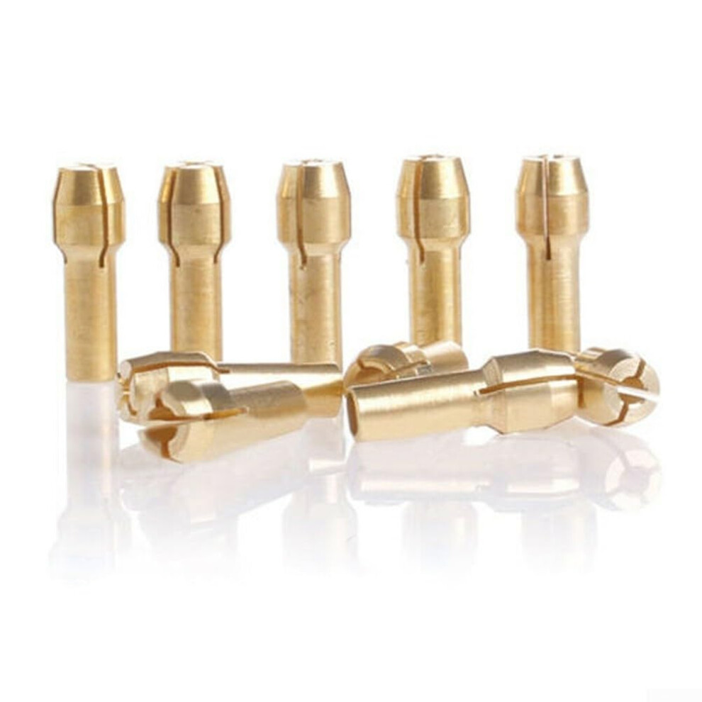 Rotary Tool Collet Set 4.2Mm Brass Drill Chuck 10Pcs Kit For Electric Grinder 0.53.2Mm 9094768991756
