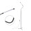 Aluminum LED Floor Lamp 158cm Modern Study Room Lighting USB Powered 1