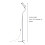 Aluminum LED Floor Lamp 158cm Modern Study Room Lighting USB Powered 4