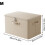 Lockable Storage Box with Handle, Waterproof Odor Proof Stackable Organizer Bin, Cream Large 5